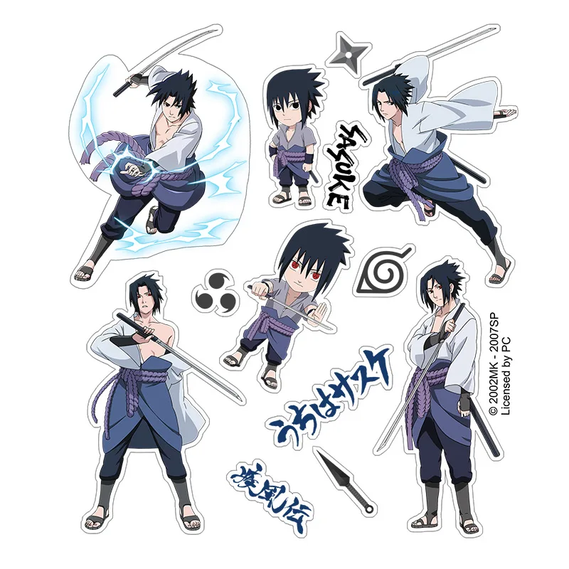 Officially Licensed NARUTO Character Cosplay Stickers Collection