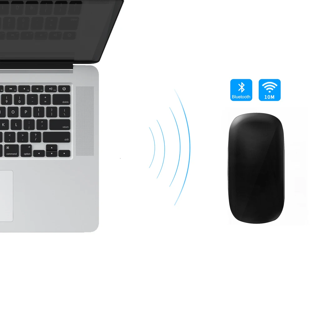 Bluetooth беспроводная Arc Touch Волшебная компьютерная мышь эргономичная оптическая 2 Mause мини 3d тонкая офисная компьютерная мышь для ноутбука Apple Macbook