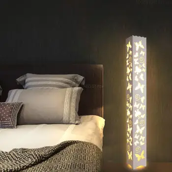 

Fashion floor light/wall lamp decoration modern carved lights with PVC hollow lampshade
