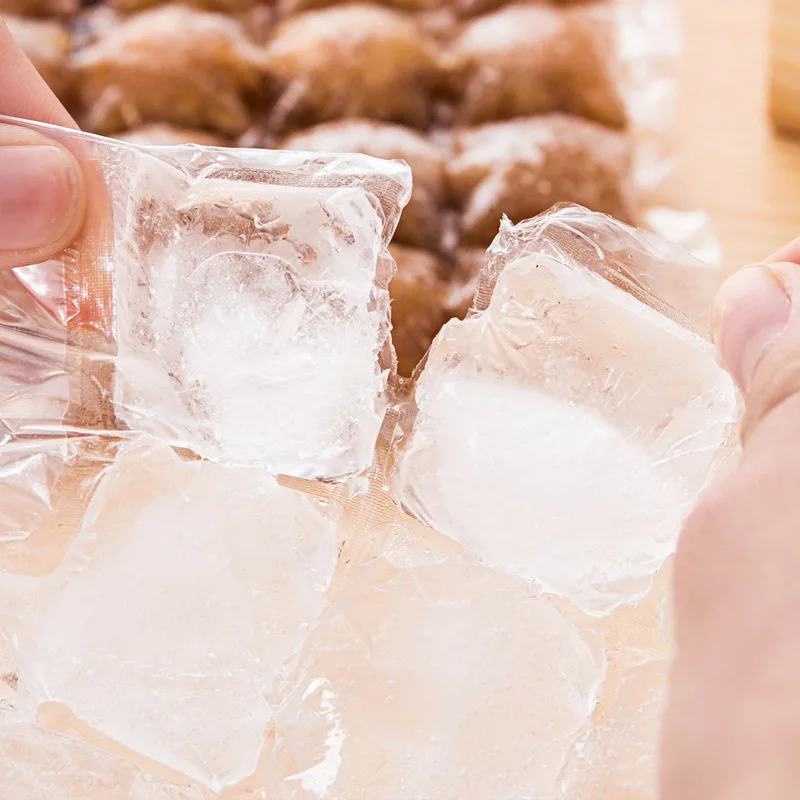 Disposable Ice-making Bags Ice Cube Tray Mold Ice Mould 10pcs/pack Summer DIY Drinking Tool Cooler Bags silicone ice cube maker ice maker