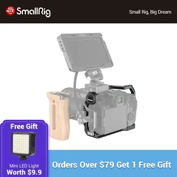 

SmallRig Camera Cage For Canon EOS R5 and R6 Dslr With NATO Rail&Cold Shoes&ARRI-style Mounts Video Shooting DIY Cage -2982