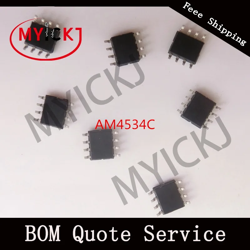 10 шт. AM4534C SOP8 P& N-Channel 30-V(D-S) MOSFET микросхема
