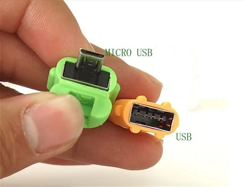 100% протестированный OTG адаптер USB к микро конвертер Мини кабель Android для