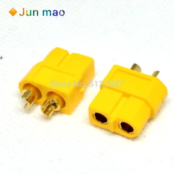 

10PCS (5 Pairs) XT60 Yellow Battery Connector Set 4.5mm Male Female Gold Plated Banana Plug Connectors Plugs For RC Lipo Battery