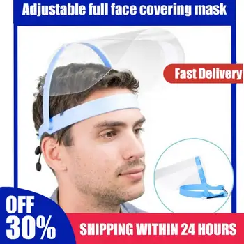 

Fast Delivery Full-Face-Shield Safely Cover Safety Protection Visor Wind Proof Anti Droplet Dust-proof Stop The Flying Spit