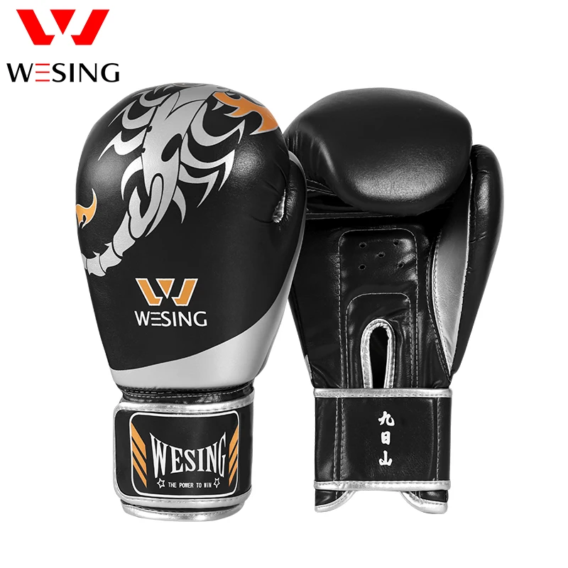 Wesing Boxing Gloves New  Boxing Mitts Muay Thai Gloves Guantes De Boxeo Kickboxing Sanda Training Gloves 2