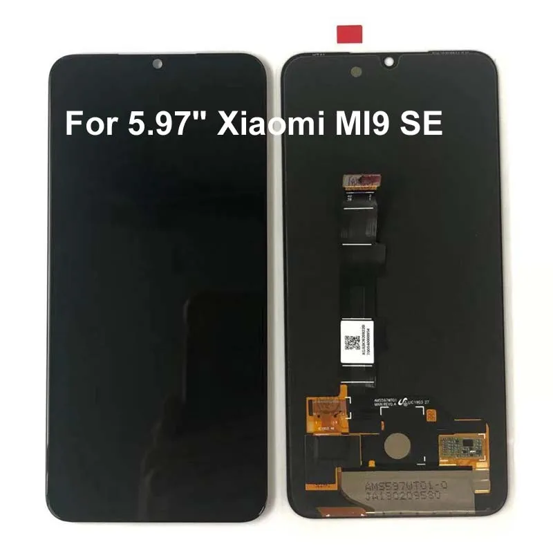 5,97 ''Amoled экран для Xiao mi 9 SE ЖК-дисплей дигитайзер сборка сенсорный экран M1903F Замена для Xiao mi 9 mi 9 SE ЖК