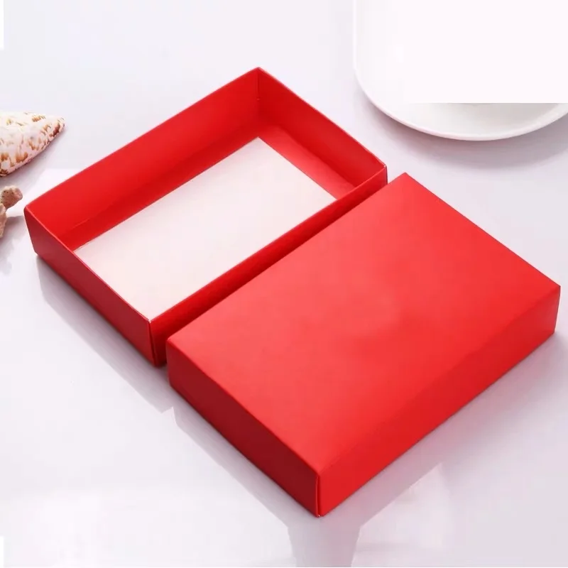 

10pcs Large Gift Box Pink/Black/Red/Rose red/Flower/White Paper Box Present Cosmetic Packaging Box Craft Cardboard Carton Boxes