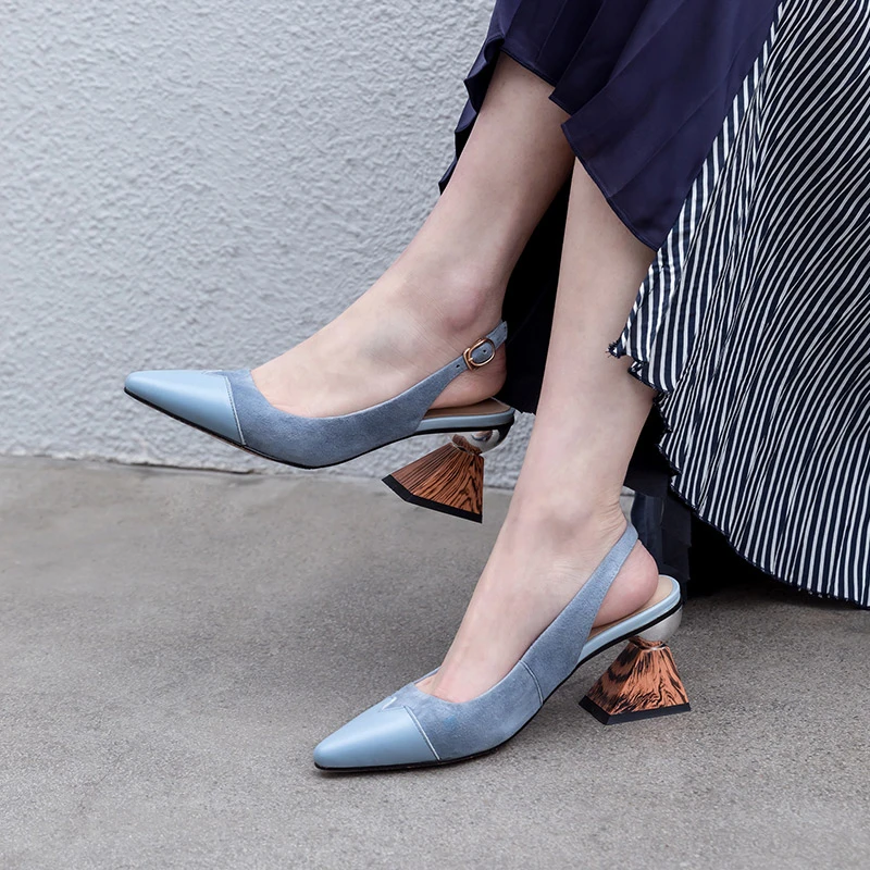 blue formal heels
