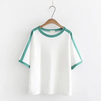 

sexy shirt short sleeves students' loose fitting cartoon design fresh bodysuit womens clothing