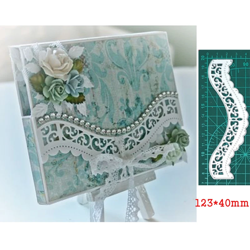 Wave Stripe Border/S Shape Lace Metal Cutting Dies For Stamp Scrapbooking Stencils DIY Paper Album Card Decor Embossing 2020 New | Дом и сад