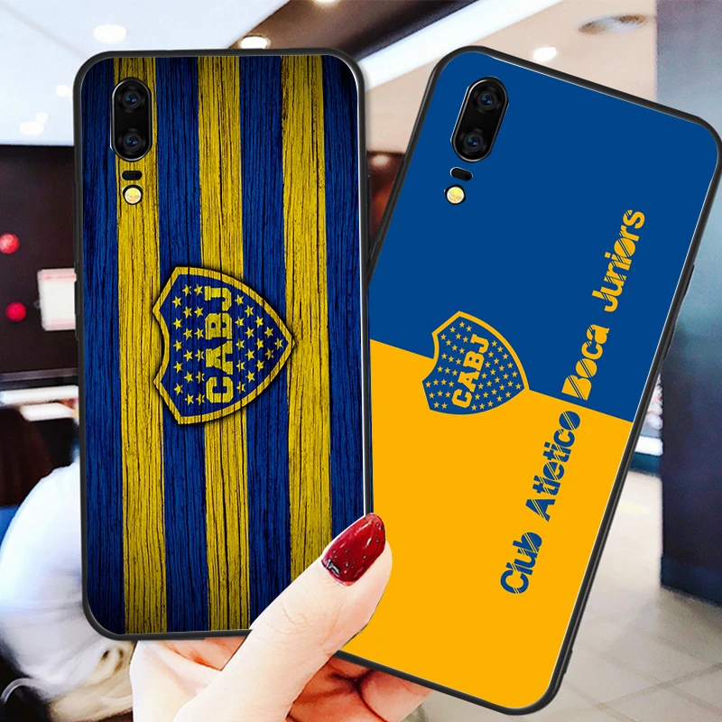 

Phone Case Salvio For Huawei Mate10 Lite 20X Black Soft TPU DIY Case For Boca Juniors FC Nova5 Mate 9 P30 Pro G10 Nova5 Pro 5i