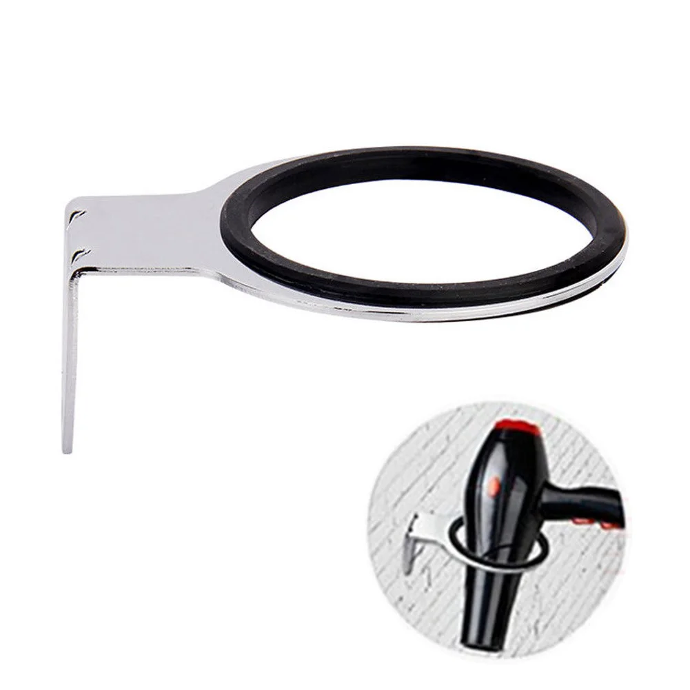 Storage Holder Stainless Steel Space Save Shelf Support Wall Mounted Hairdryer Organizer Hair Dryer Rack Stand