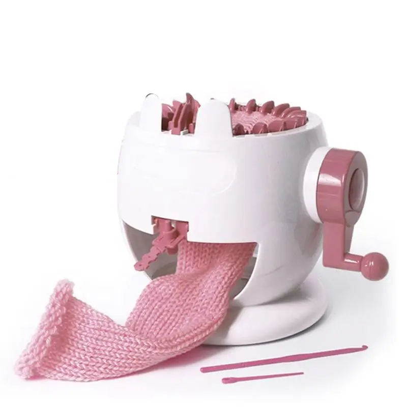  Simulation Hand Knitting Machine Weaving Loom Kids Pretend Play Toys Children Educational Learning 
