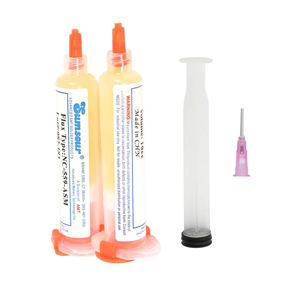 solder paste syringe Electric Soldering Iron Original NC-559-ASM Paste Soldering Flux Soldering Mobile Phone Repair Solder Paste With Syringe Needle harbor freight welding wire