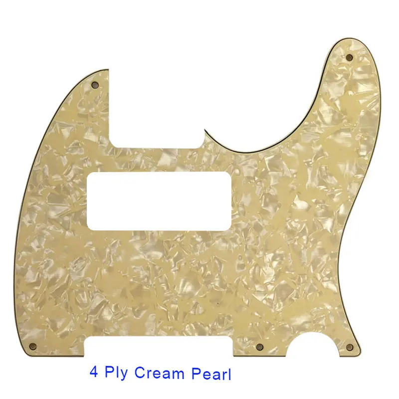 Pleroo Customized Guitar Parts For 5 hole screws US Tele P90 Guitar Pickguard Scratch Plate