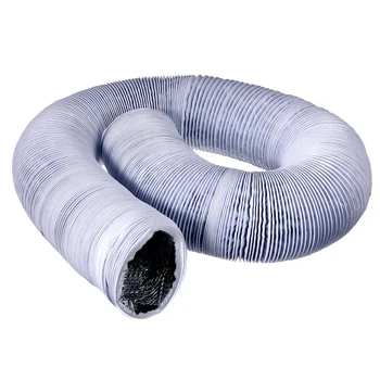 

uxcell 1Pcs 3/4/5/6 Inch Aluminum Foil Duct Hose Grow Tent Room Ventilation System 26Ft Flexible Air Intake Helix Pipe HAVC