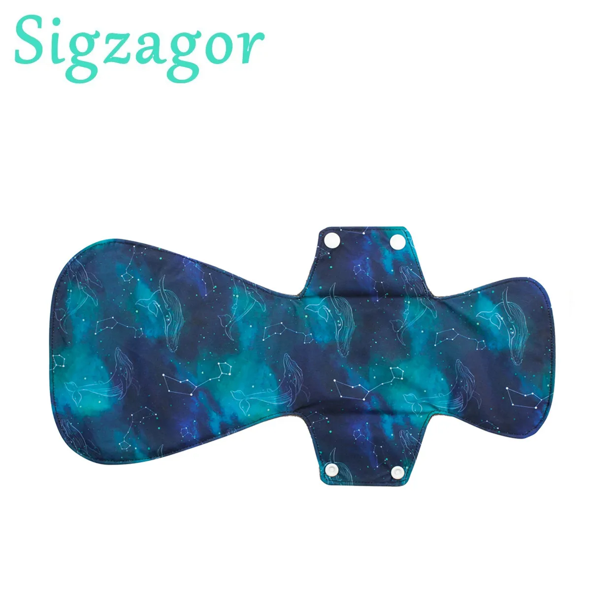 XXL Cloth Menstrual Pad Sanitary Bamboo Charcoal Reusable Overnight Post Partum 16in sanitary pads