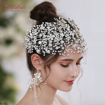 

YouLaPan HP240-S sliver diamonds bridal crown wedding hair accessories bridal crowns bridal hair accessories for women headpiece