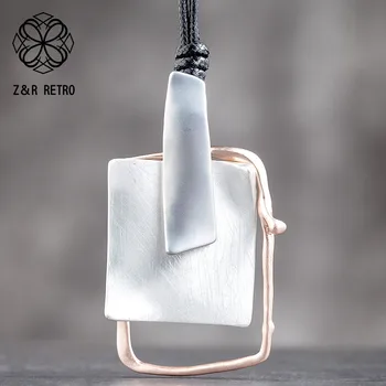 

Trendy Jewelry Long Necklace for Women Chokers Women's Silver Color Pendants Suspension Accessories Valentine's Day Gifts 2020