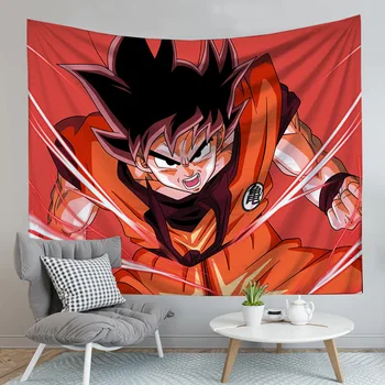

Japan Anime Dragon Ball Tapestry Film Tapestry Wall Hanging Beach Towel Polyester Fabric Blanket Room Decor for gifts