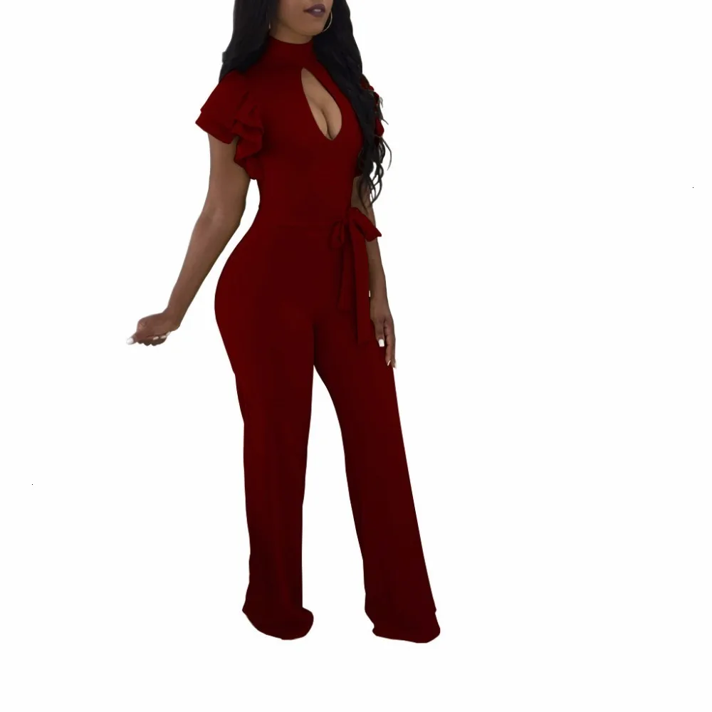 3xl-Plus-Size-Women-Wide-Leg-Jumpsuit-Sexy-Club-Wear-Playsuit-Black-Yellow-Romper-Ruffles-Sleeve (3)