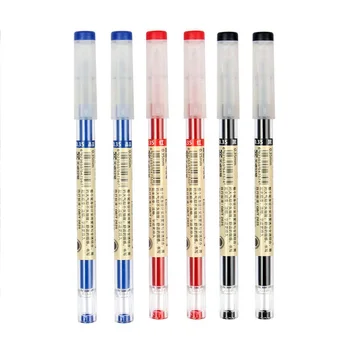 0.35mm Fine Gel Pen Blue/Black Ink Refills Rod for Handle Marker Pens School Gelpen Office Student Writing Drawing Stationery 20