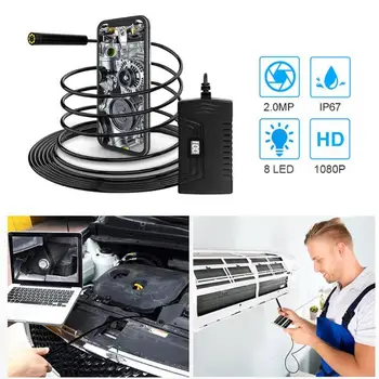 

Y14 WiFi Camcorder Endoscope 5.5mm Waterproof Borescope Camera Practical Durable Automatic Exposure for PC Notebook
