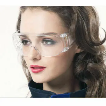 

NEW Chemistry Lab Protective Eye Goggles Safety Transparent Glasses Normal Anti Fog Dust Proof Eye Protection