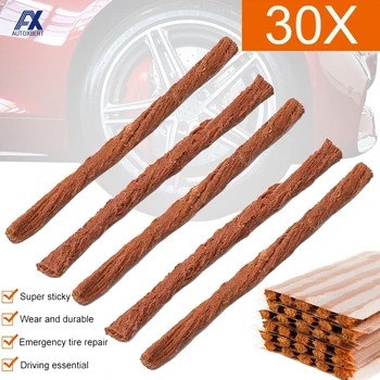 

Car Motorbike Van Truck Tyre Tire Tubeless Puncture Puncture Emergency Repair Strip String Self Vulcanizing Car Accessories