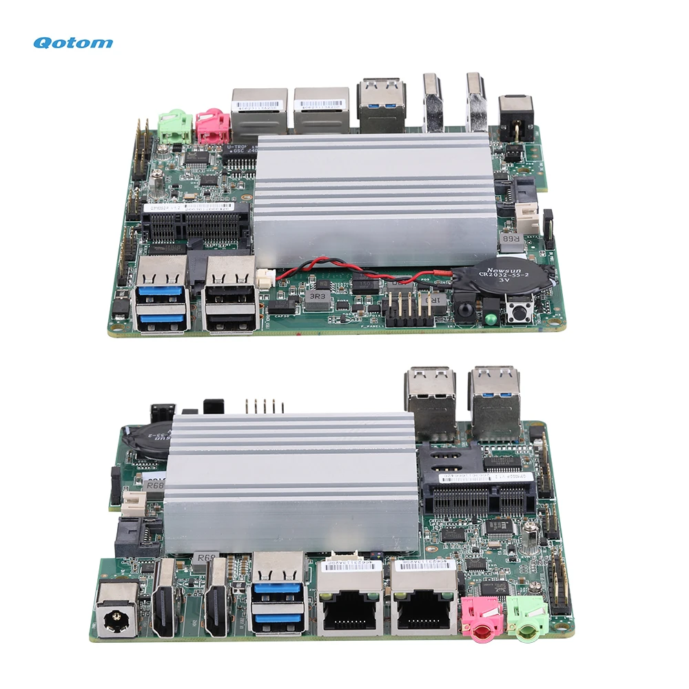 Qotom мини itx материнская плата Q3160G2 P с Celeron J3160/N3160 процессор quad core до 2 24 ГГц|mini