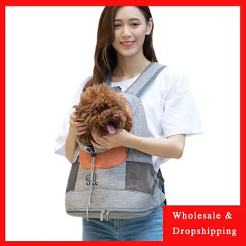 

spot Teddy travel backpack one-piece generation breathable portable cat bag dog backpack pet chest bag