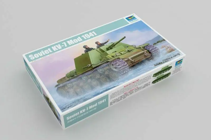 

Модель Trumpeter 09503 1/35 советского KV-7 мод 1941 модель комплект