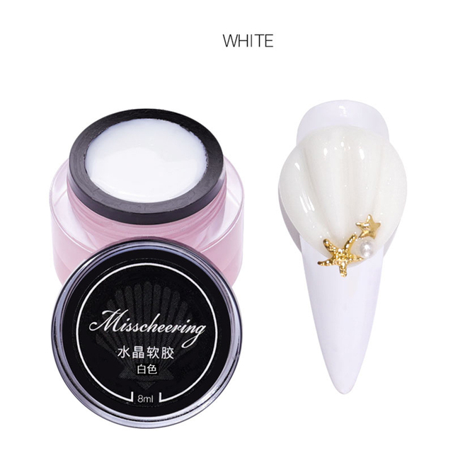 Soft Silicone Nail Art Mold Set Sculpture Decoration Creative Painting Carved Soak Off Polish Flowers Design Modeling Tool