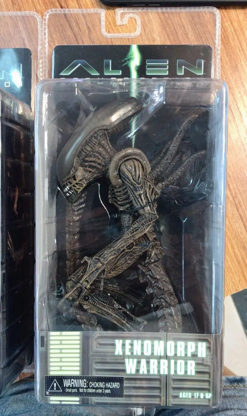 NECA Alien Series 14 Ripley 8 Xenomorph Warrior Resurrection Delune новорожденный Хищник фигурка игрушка подарок - Цвет: A with box