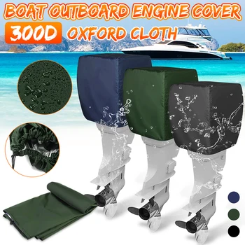 

115-225HP Trailerable Boat Outboard Motor Hood Engine Cover Waterproof 300D Anti UV Dustproof Heavy Duty Engine Protector Cover