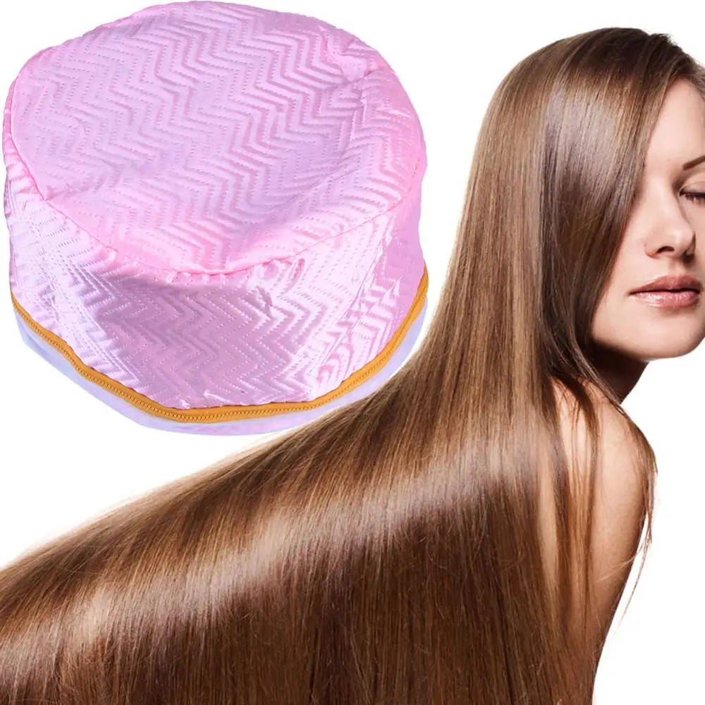 

Hair Mask Baking Oil Cap Thermal Treatment Heating Cap Temperature Controlling Protection Electric Hair Styling Care US EU Plug