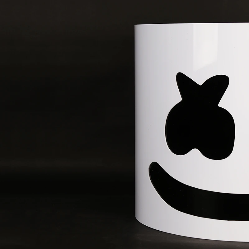 Costume Masks & Eye Masks DJ Marshmello Mask Hard Plastic Helmet