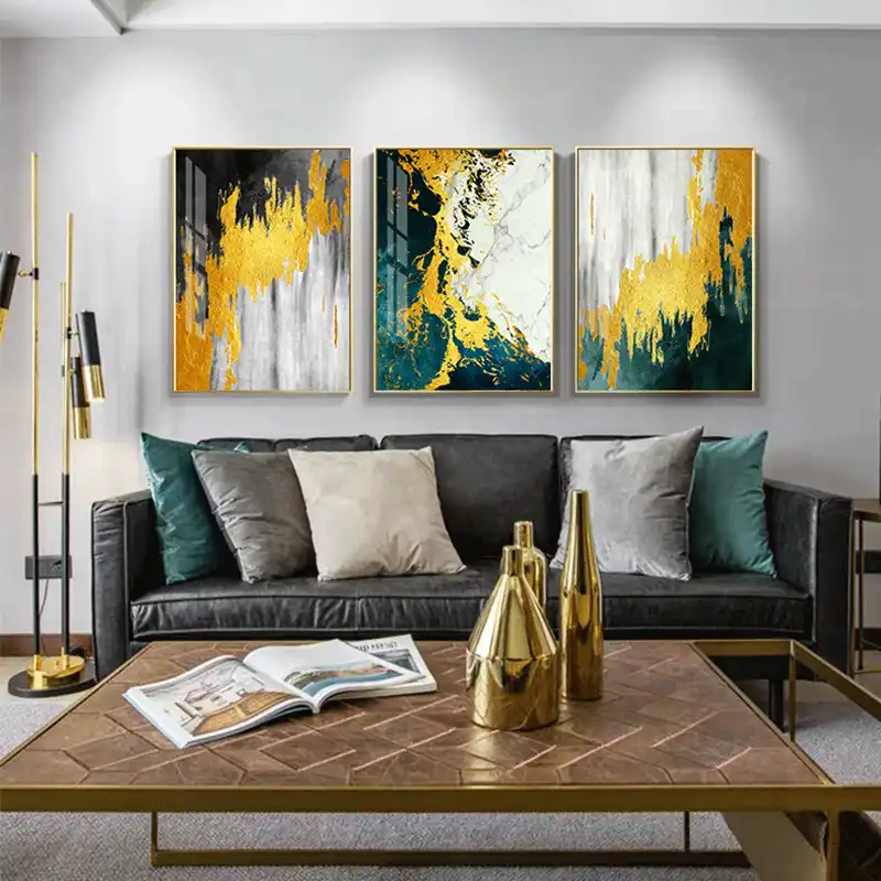 Cuadros Abstractos con impresión de un maravilloso Color, pintura