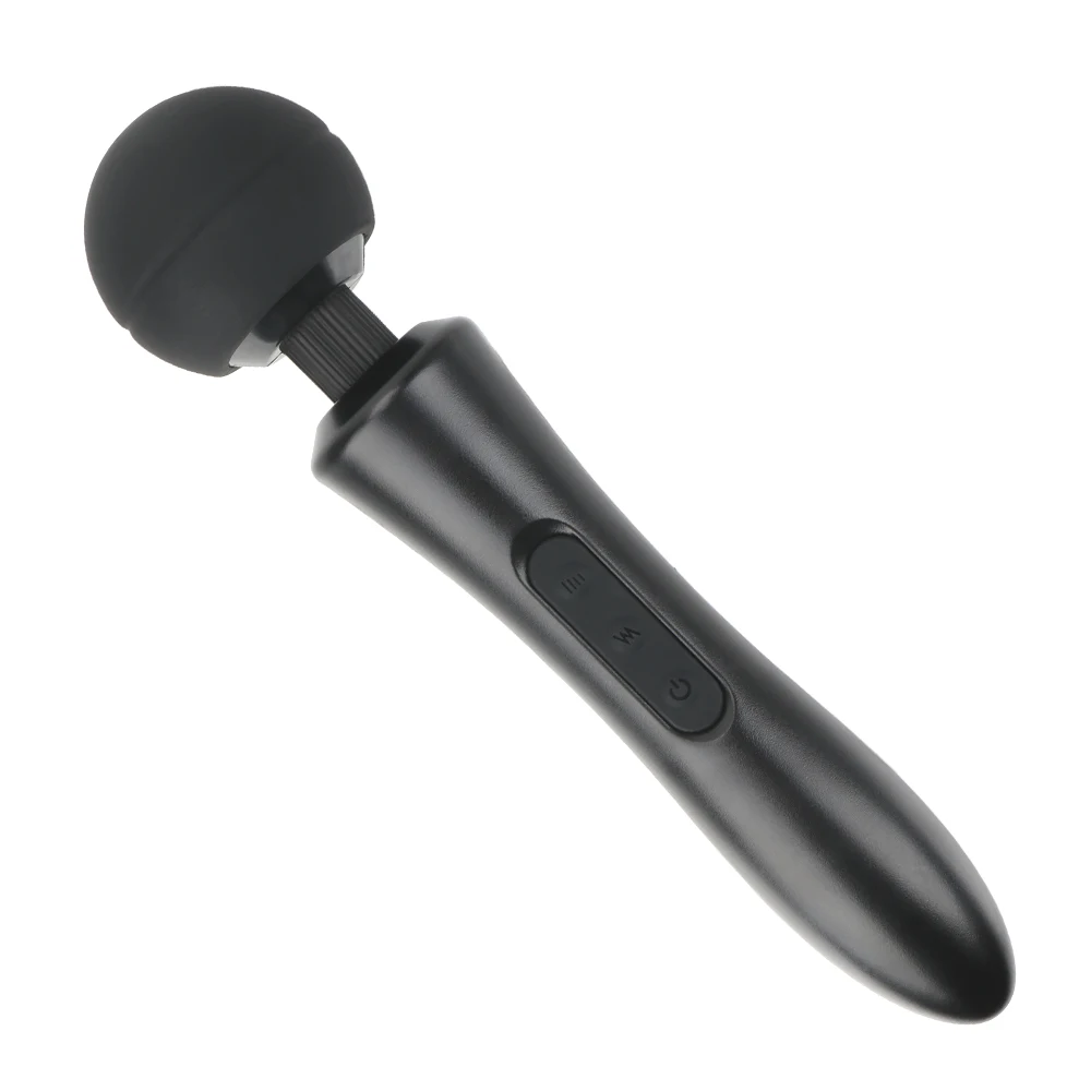 Potente vibratore a bacchetta magica, giocattoli sessuali per donne, enorme testa AV Rod, 20 frequenze, 8 velocità, massaggio corporeo, vibrato_voghion.com