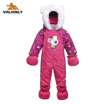 

2020 New Style Newborn Baby Winter Jumpsuit Winter Baby Snowsuit Hooded Fur Collar Cotton Warm One Pieces Outfits Overall -20C