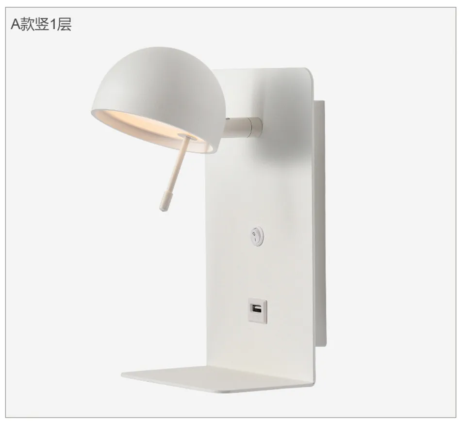 A Современный светодиодный светильник для зеркального макияжа Wandlamp Ретро промышленный винтажный настенный светильник бра железные Лофт лампы Настенный светильник золотой для чтения - Цвет абажура: A