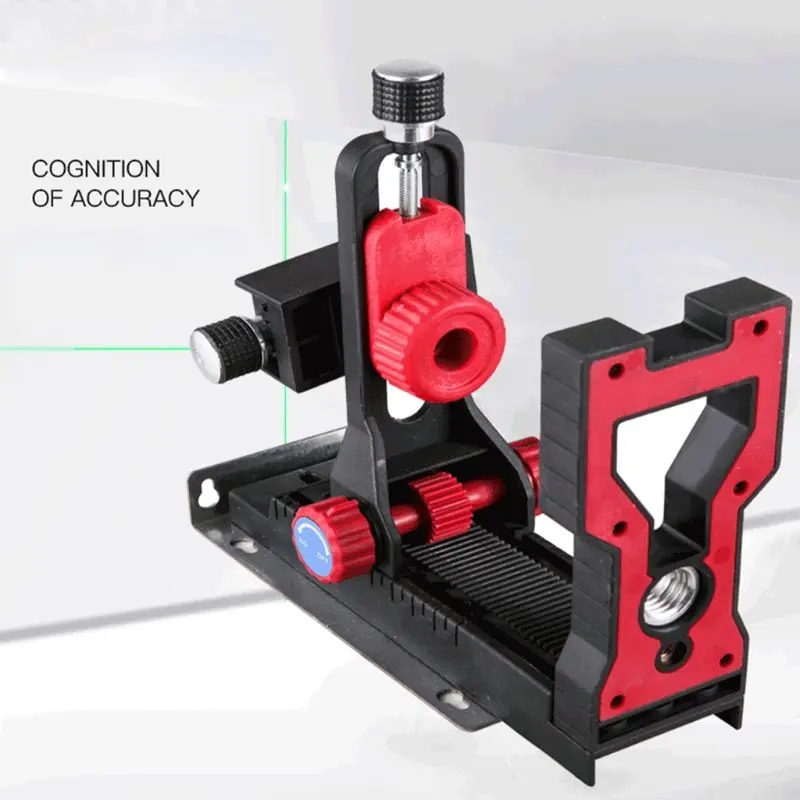 Регулируемый лазерный уровень Магнитный настенный кронштейн повесить l-образный Крюк кронштейн универсальный