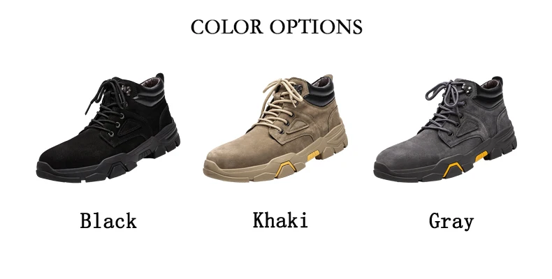 VRYHEID/зимние мужские ботинки; мужские водонепроницаемые ботильоны; Осенняя мужская модная повседневная обувь; теплые зимние ботинки на шнуровке; большие размеры 39-48