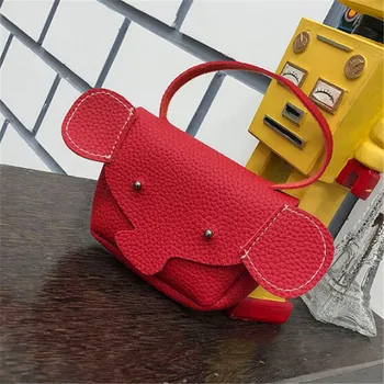 

New Fashion Kawaii Unisex Baby Bags Cartoon Girls Boys Messenger Shoulder Bags Animal Elephant Coin Purses Kids Bags