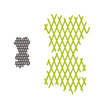 

JC Metal Cutting Dies Scrapbooking Grid Background Stencil Craft Paper Knife Mould Blade Punch Card Make Die Cut 2020 New Mold