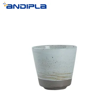 

230ml Japanese Style Tea Cup Ceramic Pottery Tea Bowl Vintage Teacup Kung Fu Teaware Drinkware Container Handmade Cups Bowls Mug
