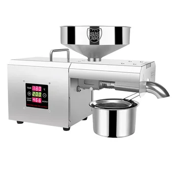 

Automatic Household Oil Press RG309 Intelligent Temperature Control Stainless Steel Pressed Peanut Olive Flax Seed 220 / 110V