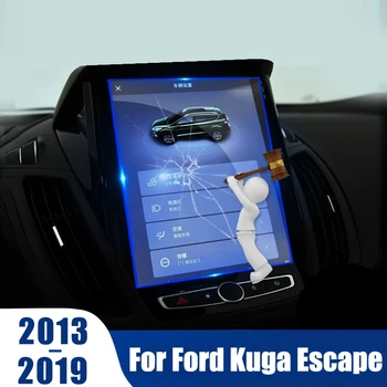 

For Ford Kuga 2013 2014 2015 2016 2017 2018 2019 Mk2 Escape Tempered Glass Car Navigation Screen Protective Film Anti Scratch