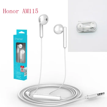 

Original Huawei AM115 Earphone Metal With Mic Volume Control For Android Smartphone For Huawei P7 P8 P9 Honor 5X 6X Mate 7 8 9